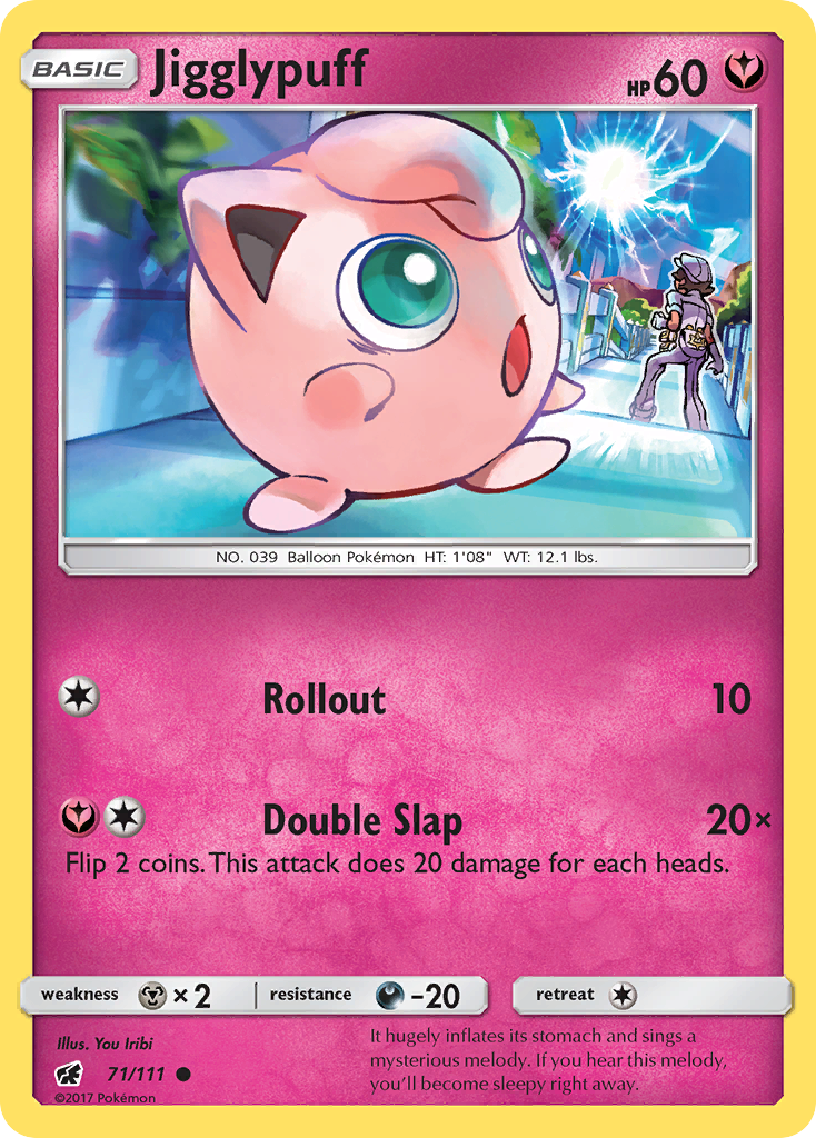 Jigglypuff (71/111) [Sun & Moon: Crimson Invasion] | Deep Dive Games St. Marys