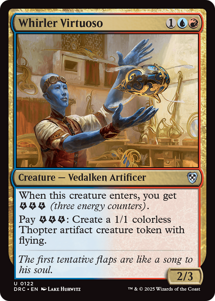 Whirler Virtuoso [Aetherdrift Commander] | Deep Dive Games St. Marys