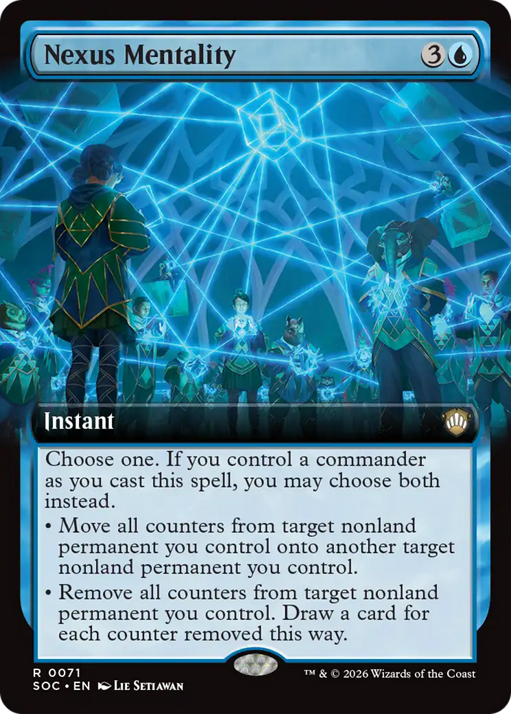 Nexus Mentality (Extended Art) [Secrets of Strixhaven Commander] | Deep Dive Games St. Marys