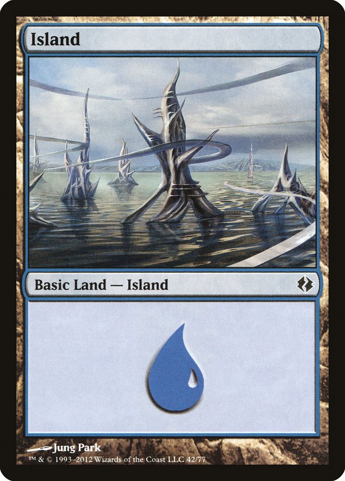 Island (42) [Duel Decks: Venser vs. Koth] | Deep Dive Games St. Marys