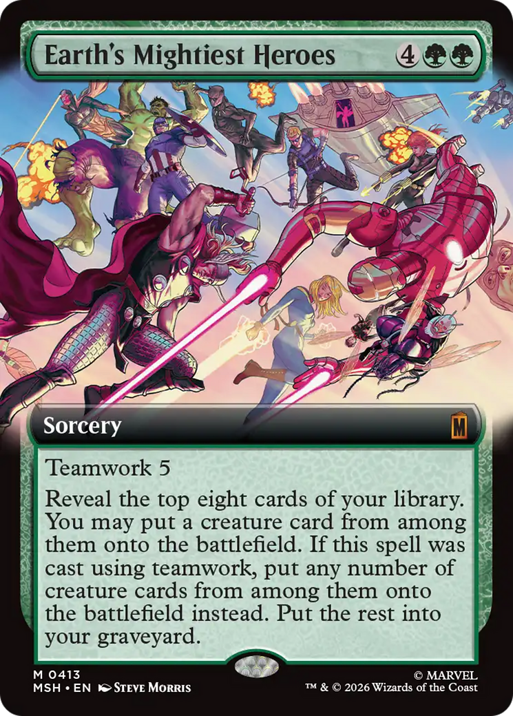 Earth's Mightiest Heroes (Extended Art) [Marvel Super Heroes] | Deep Dive Games St. Marys