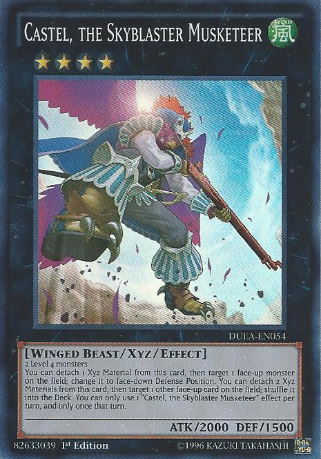 Castel, the Skyblaster Musketeer [DUEA-EN054] Super Rare | Deep Dive Games St. Marys