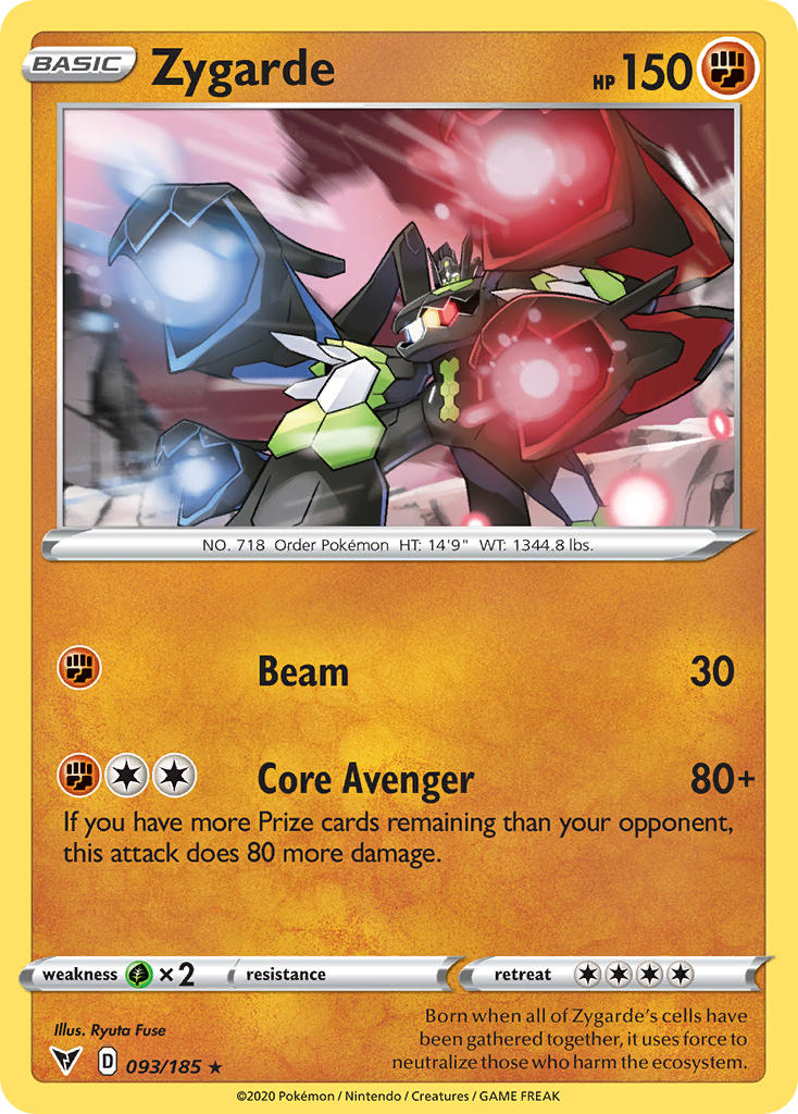 Zygarde (093/185) [Sword & Shield: Vivid Voltage] | Deep Dive Games St. Marys