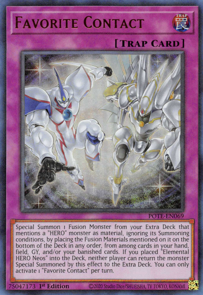 Favorite Contact [POTE-EN069] Ultra Rare | Deep Dive Games St. Marys