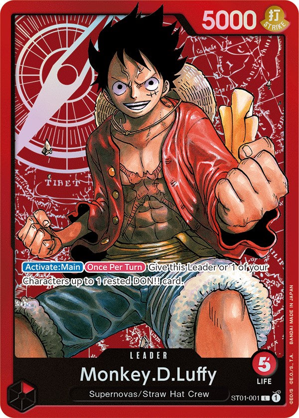 Monkey.D.Luffy (001) [Starter Deck: Straw Hat Crew] | Deep Dive Games St. Marys