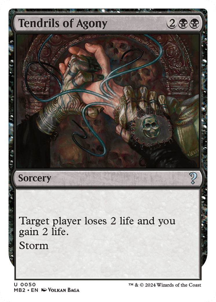 Tendrils of Agony (White Border) [Mystery Booster 2] | Deep Dive Games St. Marys