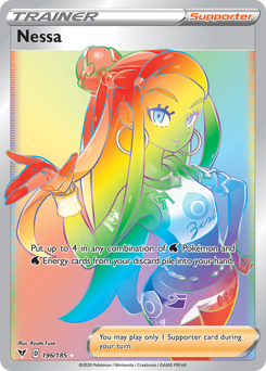 Nessa (196/185) [Sword & Shield: Vivid Voltage] | Deep Dive Games St. Marys