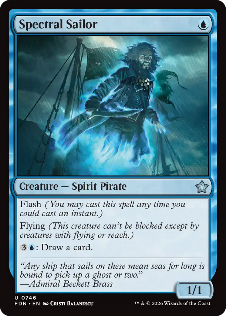 Spectral Sailor (0746) [Foundations] | Deep Dive Games St. Marys