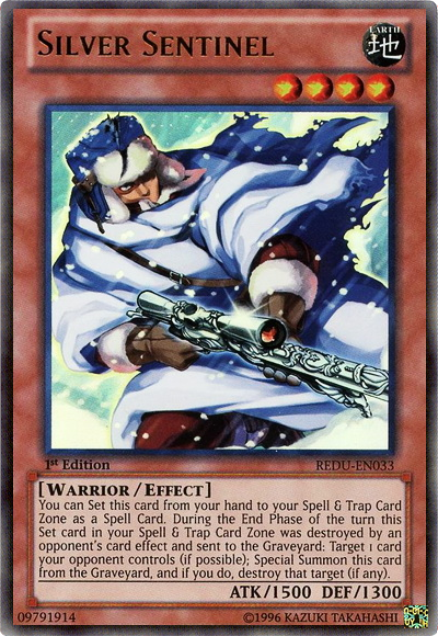 Silver Sentinel [REDU-EN033] Ultra Rare | Deep Dive Games St. Marys