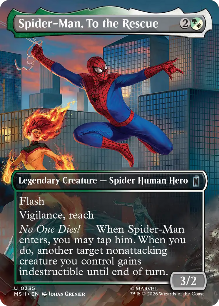 Spider-Man, To the Rescue (Borderless) [Marvel Super Heroes] | Deep Dive Games St. Marys