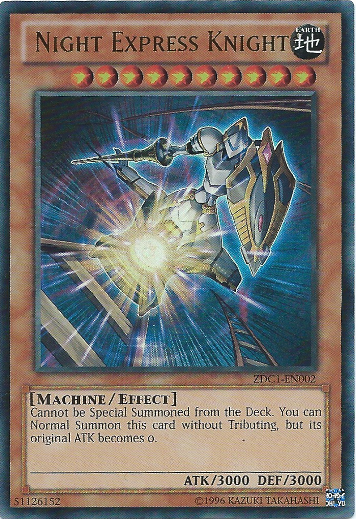 Night Express Knight [ZDC1-EN002] Ultra Rare | Deep Dive Games St. Marys