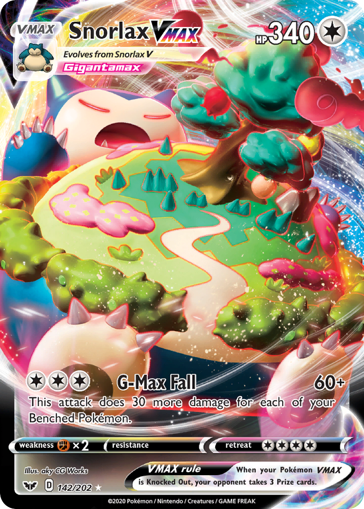 Snorlax VMAX (142/202) [Sword & Shield: Base Set] | Deep Dive Games St. Marys
