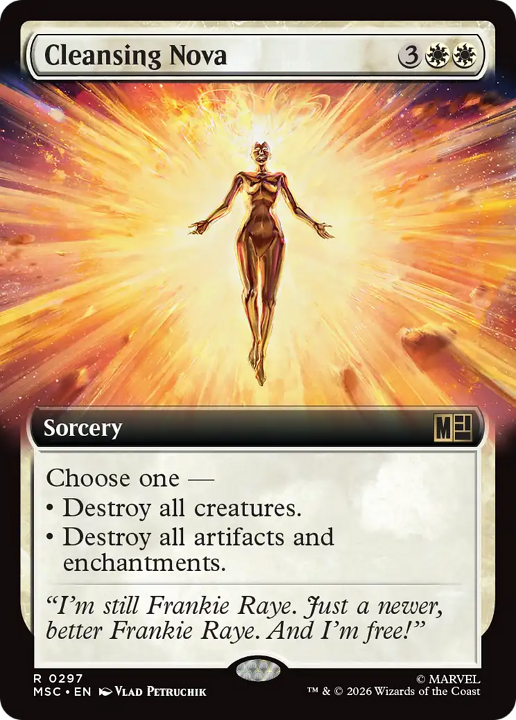 Cleansing Nova (Extended Art) [Marvel Super Heroes Commander] | Deep Dive Games St. Marys