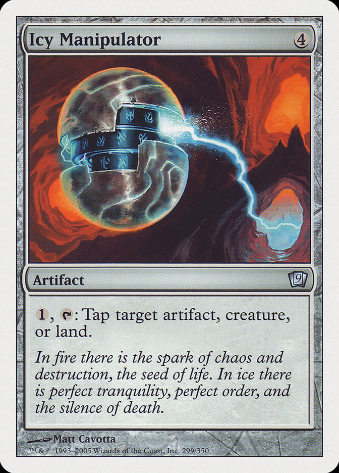 Icy Manipulator (9th Edition) [Oversize Cards] | Deep Dive Games St. Marys