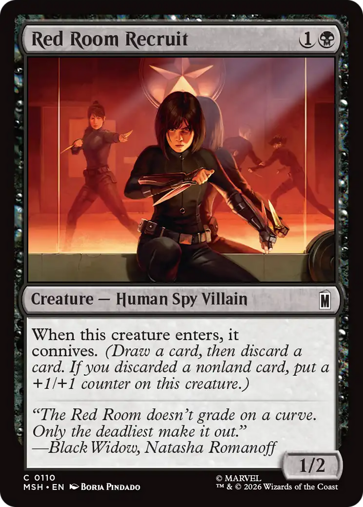 Red Room Recruit [Marvel Super Heroes] | Deep Dive Games St. Marys