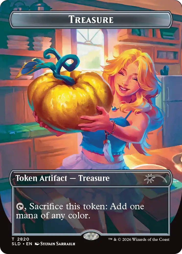 Treasure Token (2820) [Secret Lair Drop Series] | Deep Dive Games St. Marys