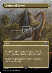 Command Tower // Command Tower (Borderless) [Jurassic World Collection] | Deep Dive Games St. Marys