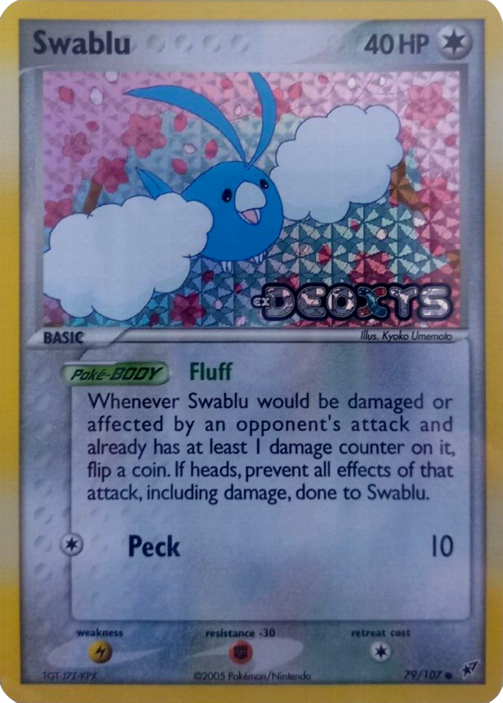 Swablu (79/107) (Stamped) [EX: Deoxys] | Deep Dive Games St. Marys