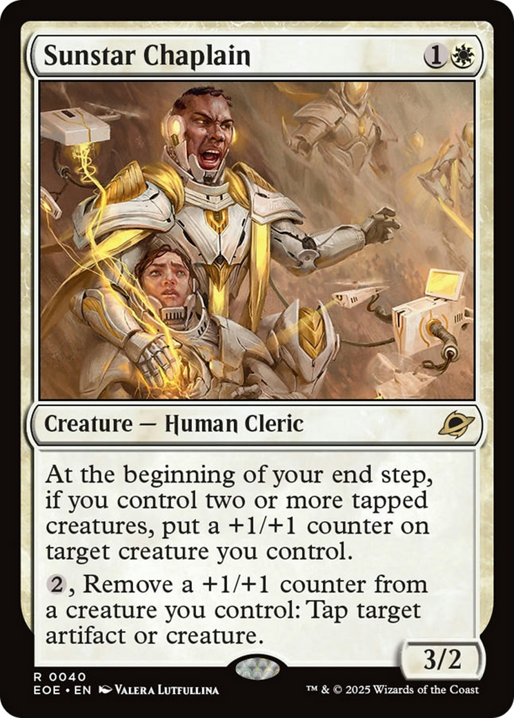 Sunstar Chaplain [Edge of Eternities] | Deep Dive Games St. Marys