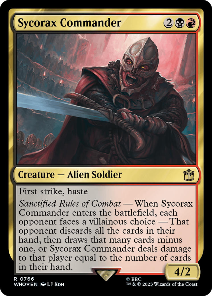 Sycorax Commander (Surge Foil) [Doctor Who] | Deep Dive Games St. Marys
