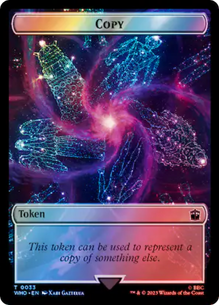 Copy // Clue (0054) Double-Sided Token (Surge Foil) [Doctor Who Tokens] | Deep Dive Games St. Marys
