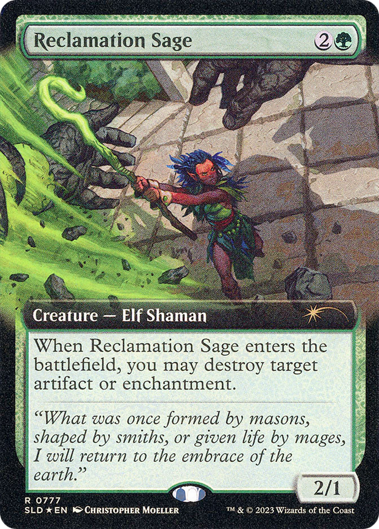 Reclamation Sage (Extended Art) [Secret Lair Drop Series] | Deep Dive Games St. Marys
