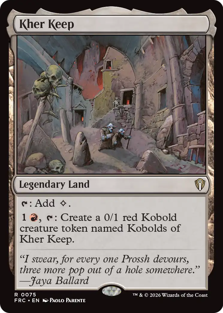 Kher Keep [Reality Fracture Commander] | Deep Dive Games St. Marys
