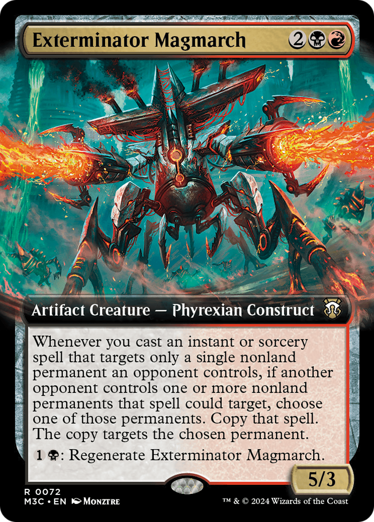 Exterminator Magmarch (Extended Art) [Modern Horizons 3 Commander] | Deep Dive Games St. Marys