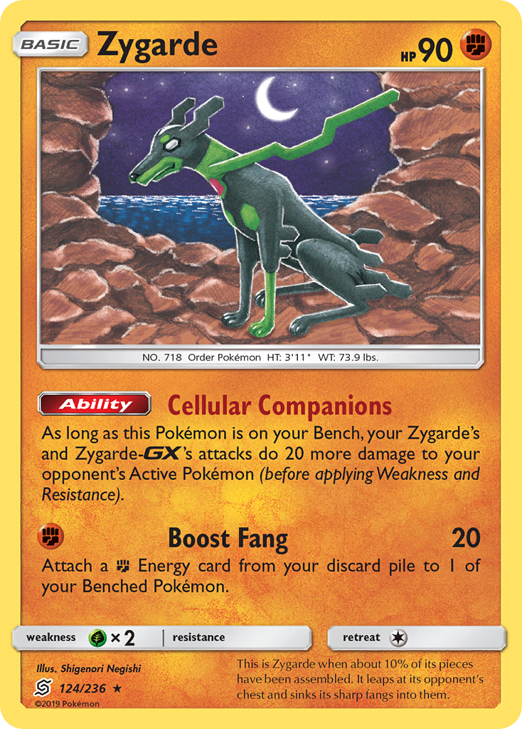 Zygarde (124/236) [Sun & Moon: Unified Minds] | Deep Dive Games St. Marys