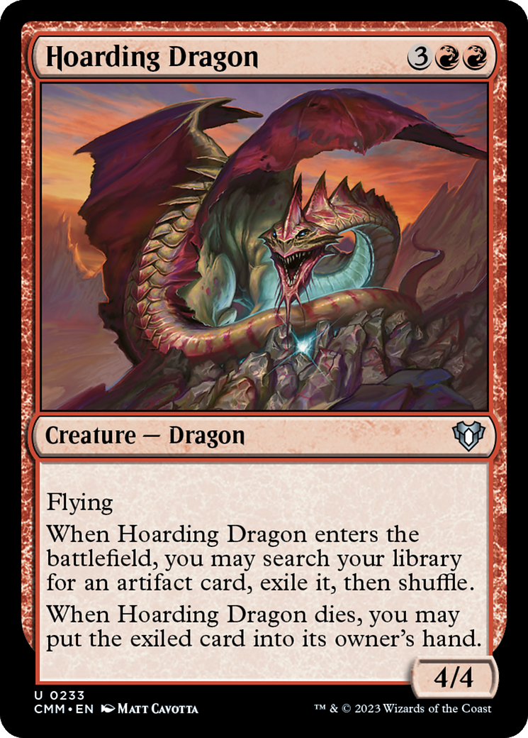 Hoarding Dragon [Commander Masters] | Deep Dive Games St. Marys