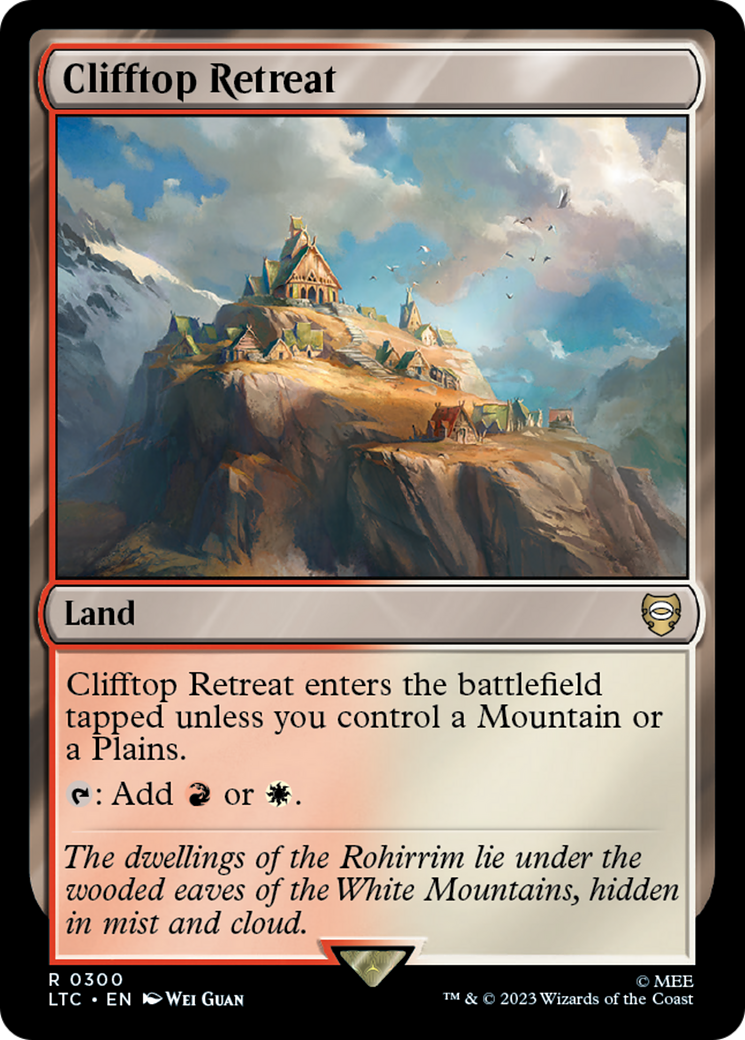 Clifftop Retreat [The Lord of the Rings: Tales of Middle-Earth Commander] | Deep Dive Games St. Marys