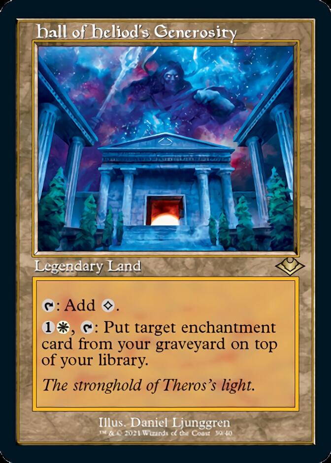 Hall of Heliod's Generosity (Retro Foil Etched) [Modern Horizons] | Deep Dive Games St. Marys