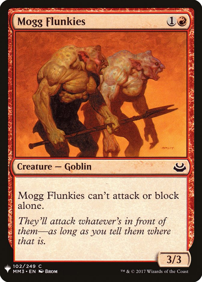 Mogg Flunkies [Mystery Booster] | Deep Dive Games St. Marys