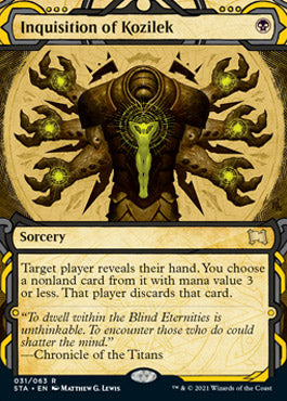 Inquisition of Kozilek (Foil Etched) [Strixhaven: Mystical Archive] | Deep Dive Games St. Marys