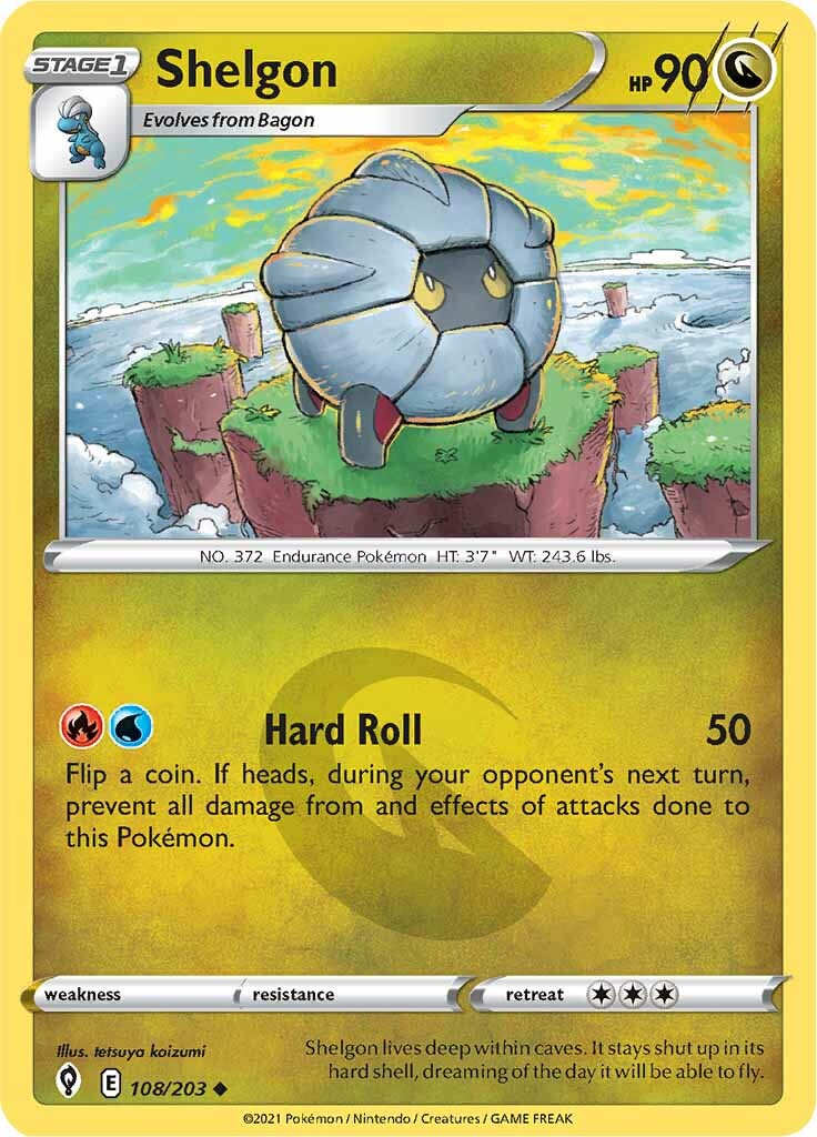 Shelgon (108/203) [Sword & Shield: Evolving Skies] | Deep Dive Games St. Marys