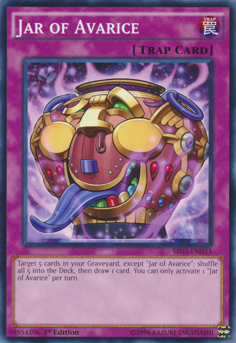 Jar of Avarice [SR03-EN033] Common | Deep Dive Games St. Marys
