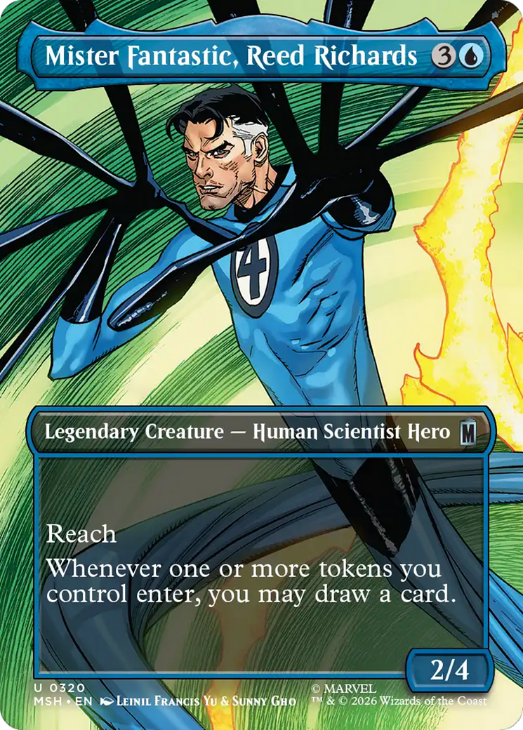 Mister Fantastic, Reed Richards (Borderless) [Marvel Super Heroes] | Deep Dive Games St. Marys