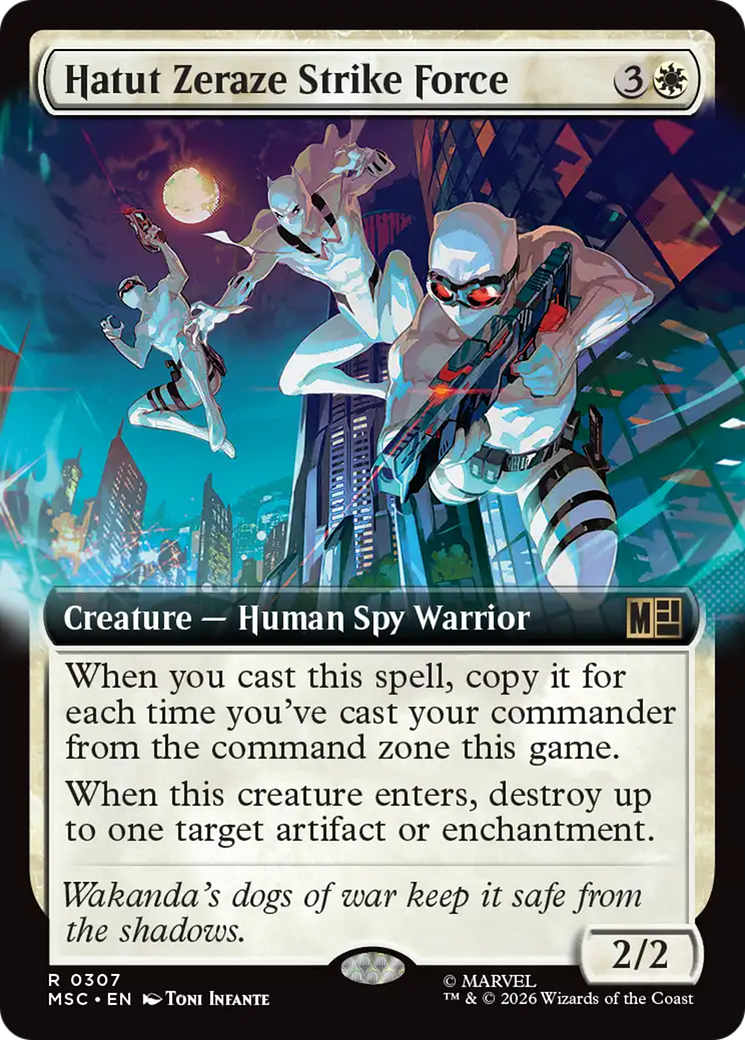 Hatut Zeraze Strike Force (Extended Art) [Marvel Super Heroes Commander] | Deep Dive Games St. Marys