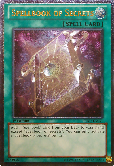 Spellbook of Secrets [REDU-EN057] Ultimate Rare | Deep Dive Games St. Marys