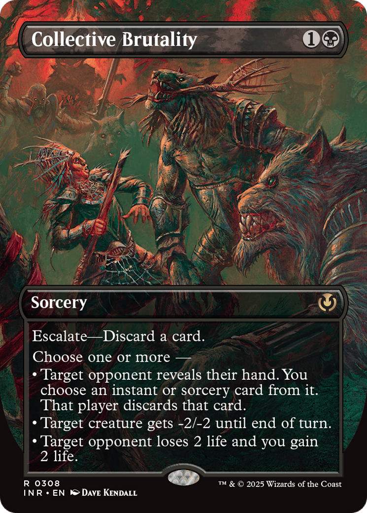 Collective Brutality (Borderless) [Innistrad Remastered] | Deep Dive Games St. Marys