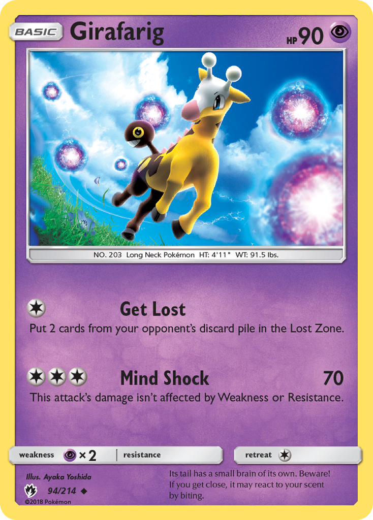 Girafarig (94/214) [Sun & Moon: Lost Thunder] | Deep Dive Games St. Marys