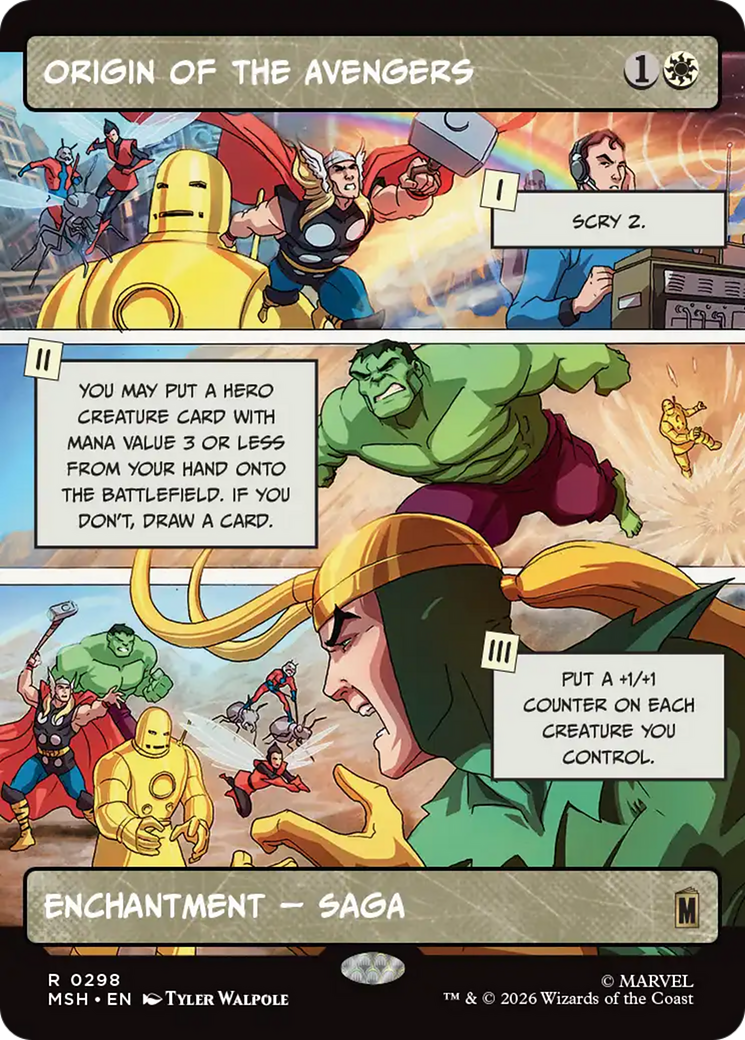 Origin of the Avengers (Borderless) [Marvel Super Heroes] | Deep Dive Games St. Marys