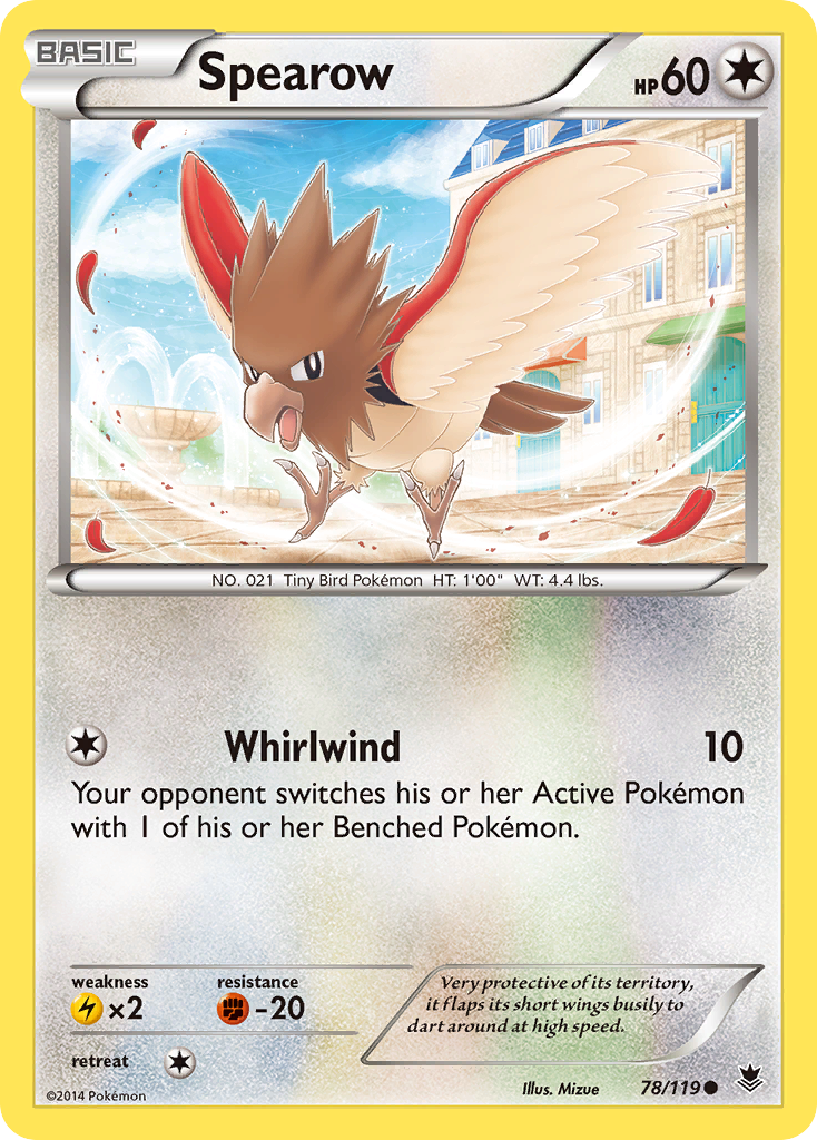 Spearow (78/119) [XY: Phantom Forces] | Deep Dive Games St. Marys