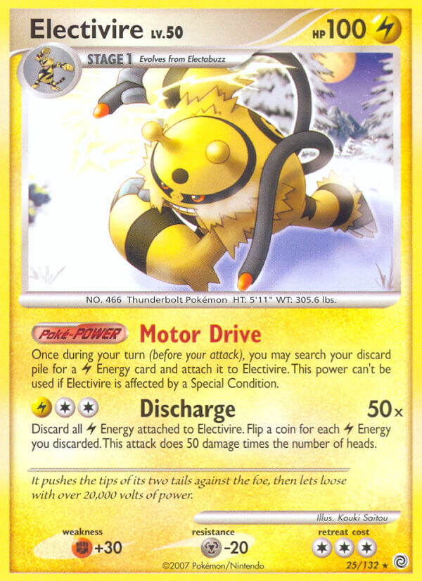 Electivire (25/132) (Theme Deck Exclusive) [Diamond & Pearl: Secret Wonders] | Deep Dive Games St. Marys