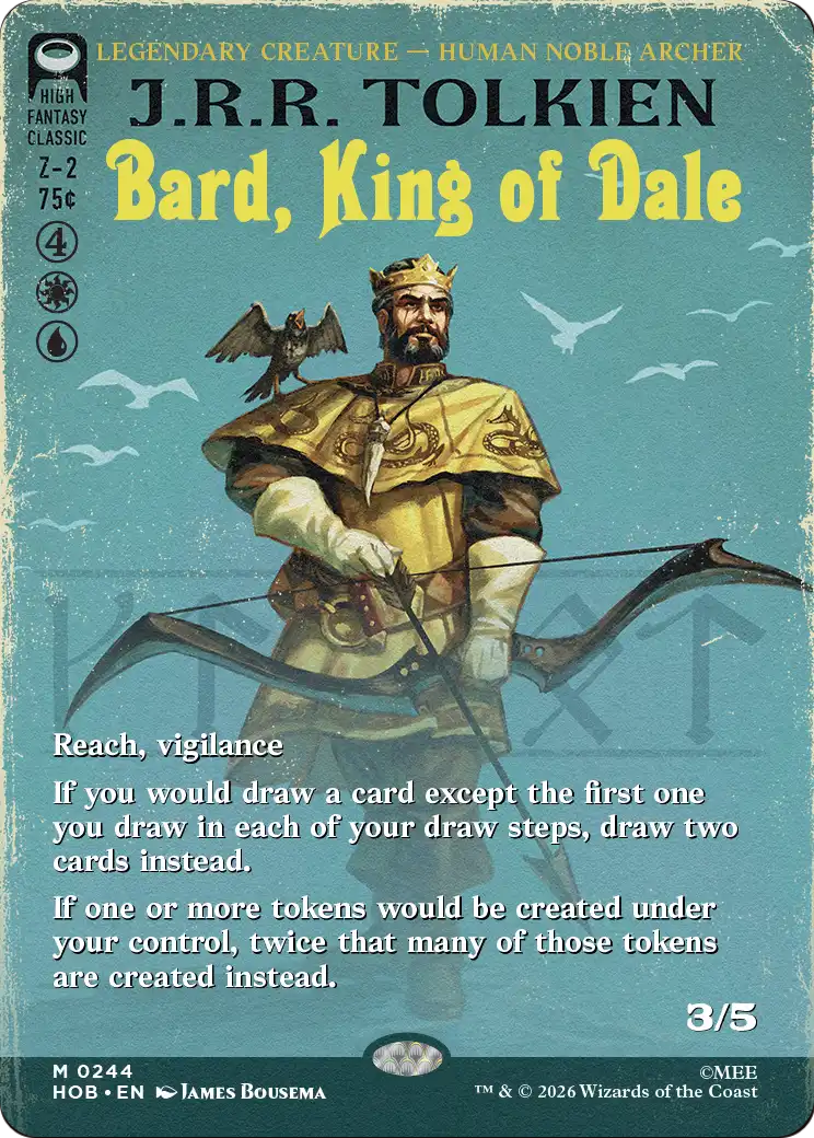 Bard, King of Dale (Borderless) [The Hobbit] | Deep Dive Games St. Marys