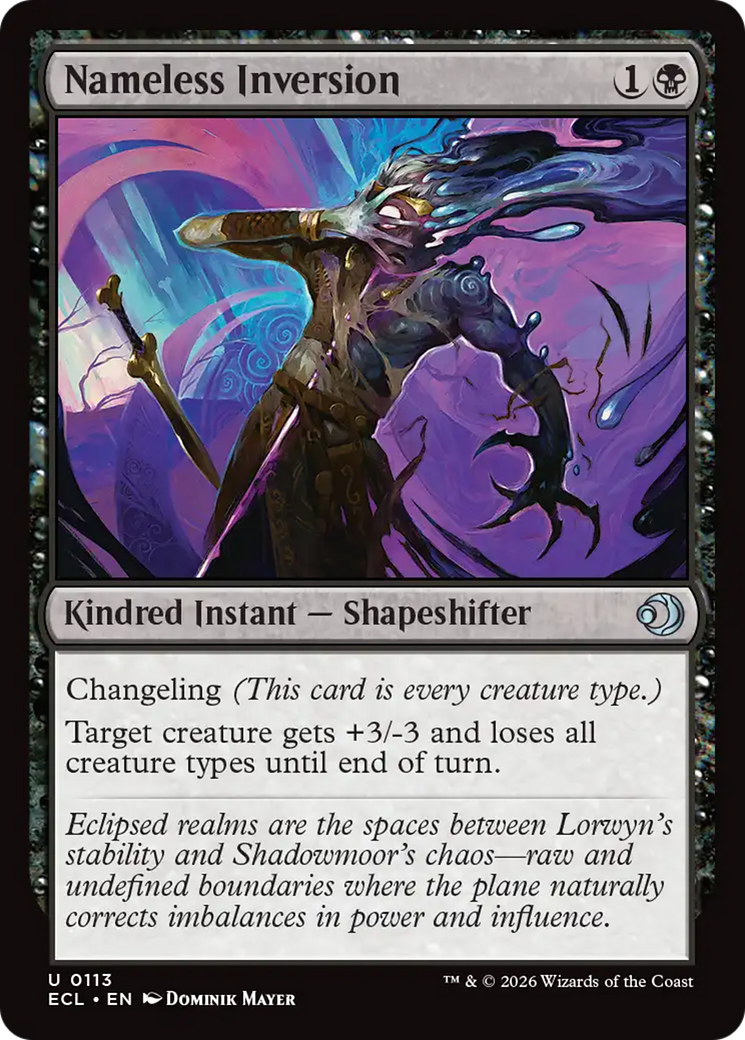 Nameless Inversion [Lorwyn Eclipsed] | Deep Dive Games St. Marys