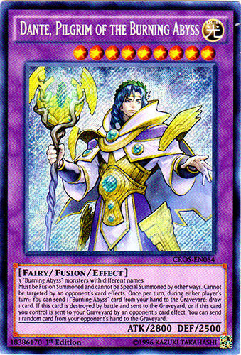 Dante, Pilgrim of the Burning Abyss [CROS-EN084] Secret Rare | Deep Dive Games St. Marys