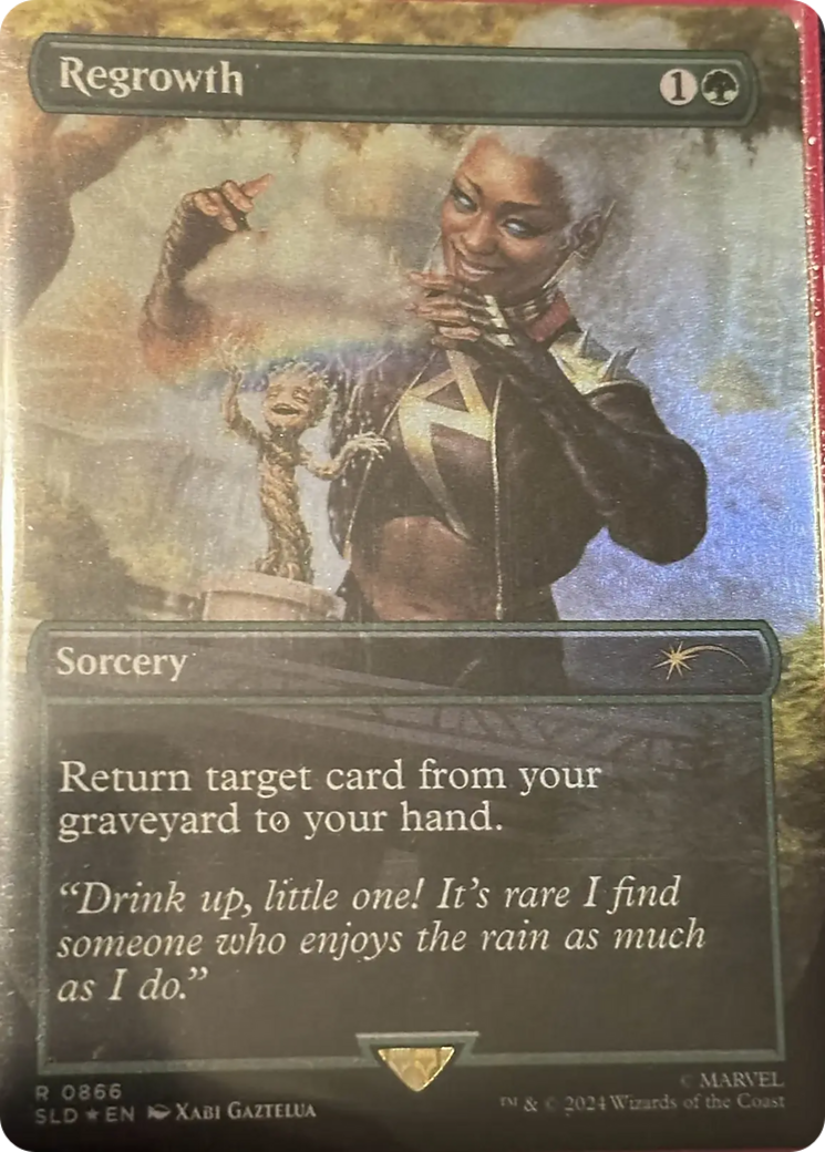 Regrowth (Rainbow Foil) [Secret Lair Drop Series] | Deep Dive Games St. Marys
