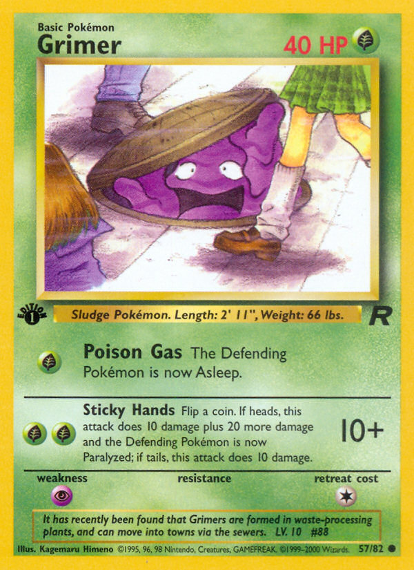 Grimer (57/82) [Team Rocket 1st Edition] | Deep Dive Games St. Marys