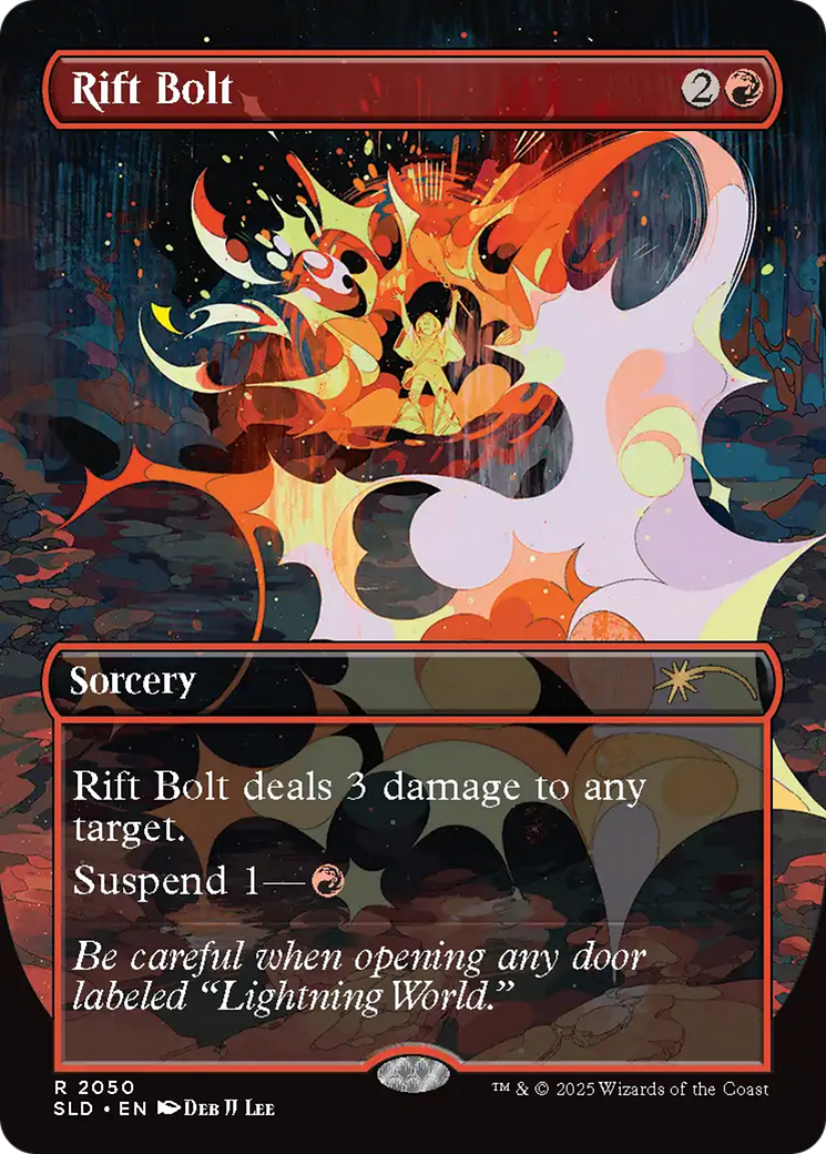 Rift Bolt (2050) (Rainbow Foil) [Secret Lair Drop Series] | Deep Dive Games St. Marys